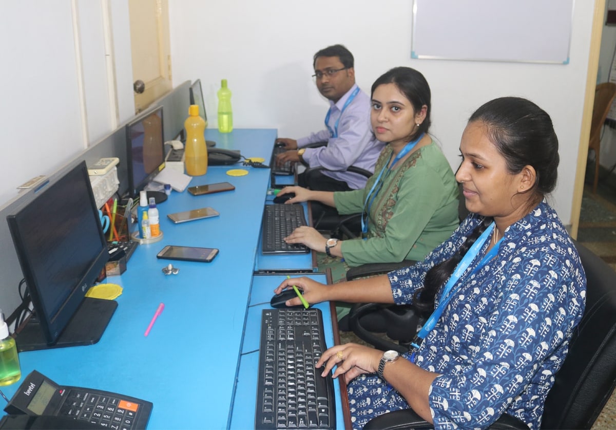 Infosky solutions office employees