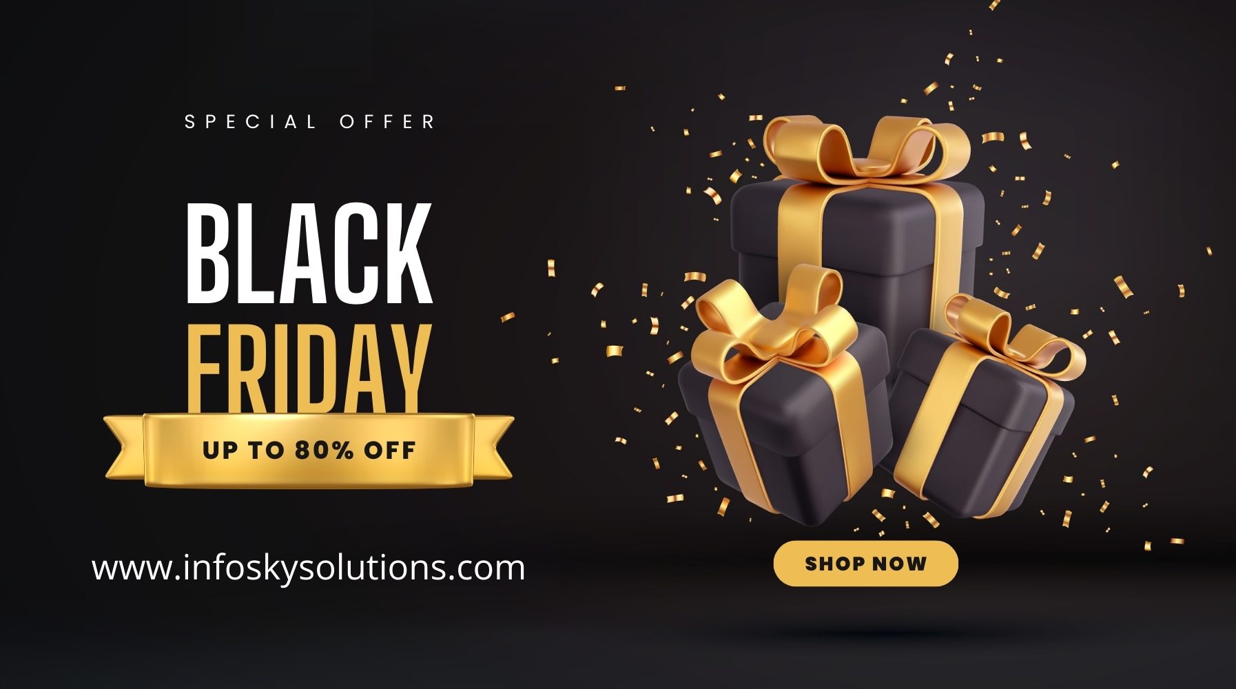 Infosky Solutions Black Friday sale 2025 : Domain Flash Sale .in Domain RS. 49 and .co.in Domain RS. 39 | Domain Hosting Combo Rs 1099 only