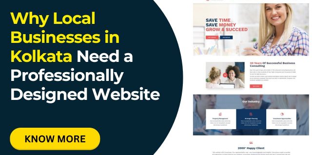 image of Why Local Businesses in Kolkata Need a Professionally Designed Website @infoskysolutions