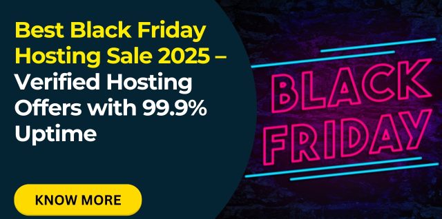 Best Black Friday Hosting Sale 2025 – Verified Hosting Offers with 99.9_ Uptime - Infosky solutions
