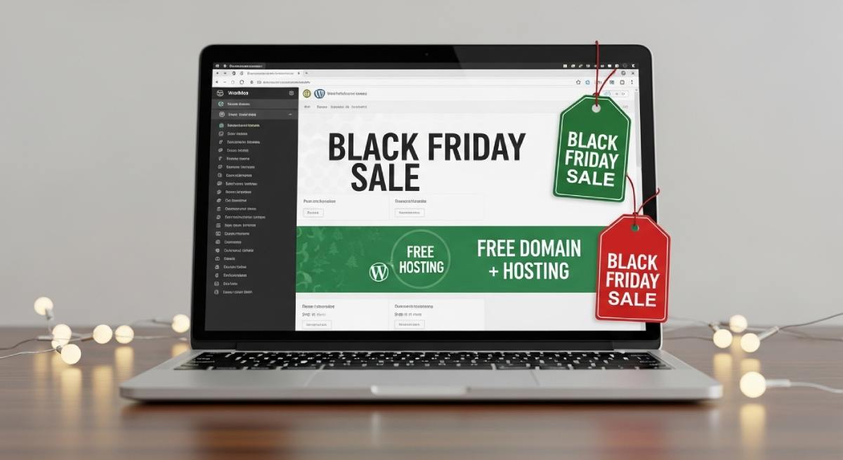 WordPress Hosting With Free Domain Black Friday Offers 2025 - InfoSky Solutions