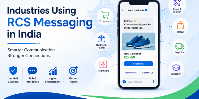 Industries Using RCS Messaging in India - Infosky Solutions