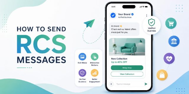 how to send rcs messages in india
