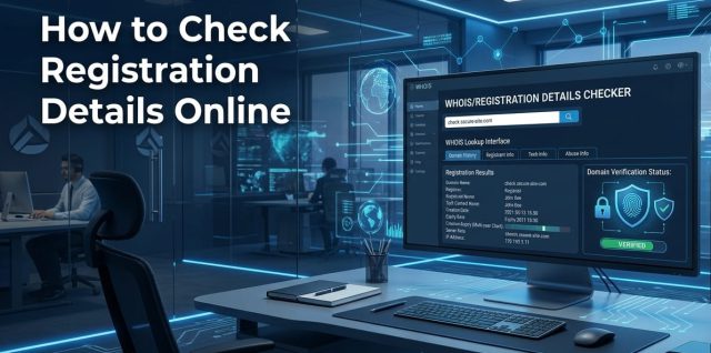 How to Check Website Registration Details Online