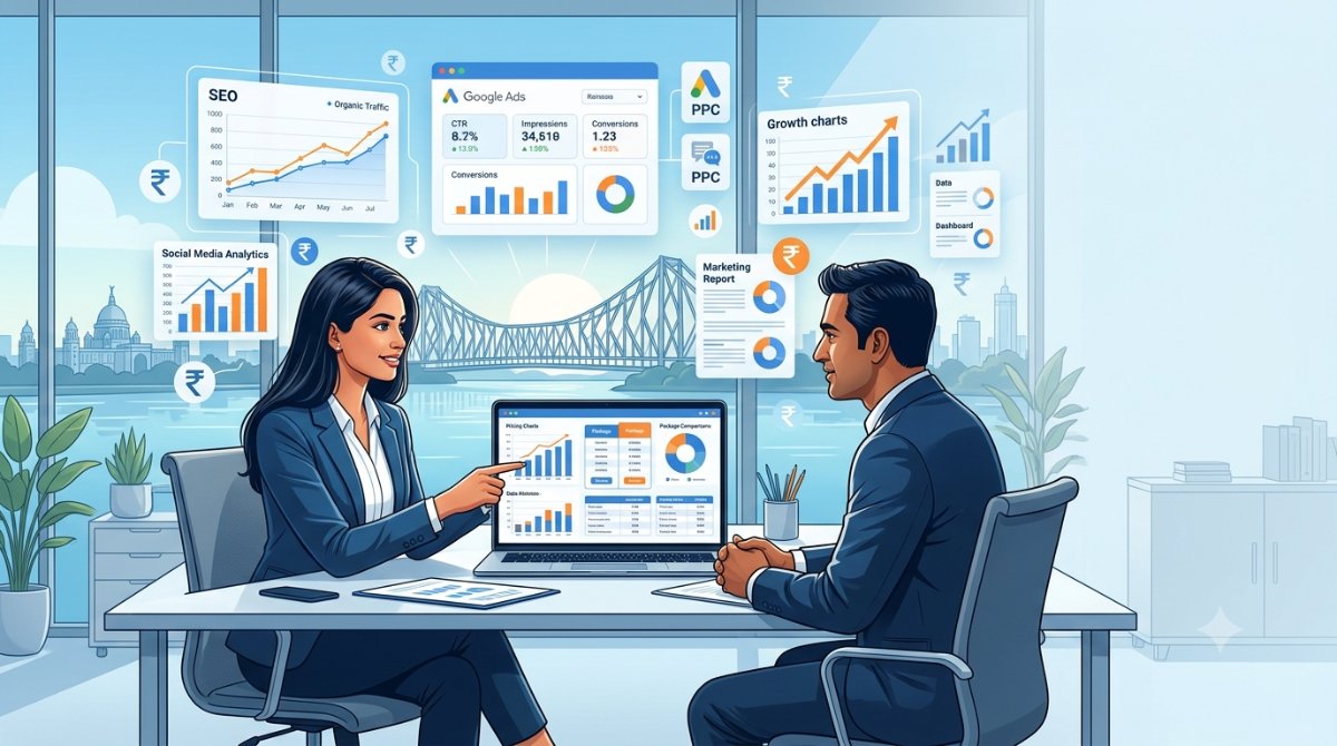 How Digital Marketing Agencies in Kolkata Price Their Services