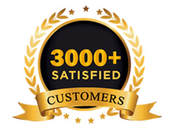 3000+ Satisfied Customers